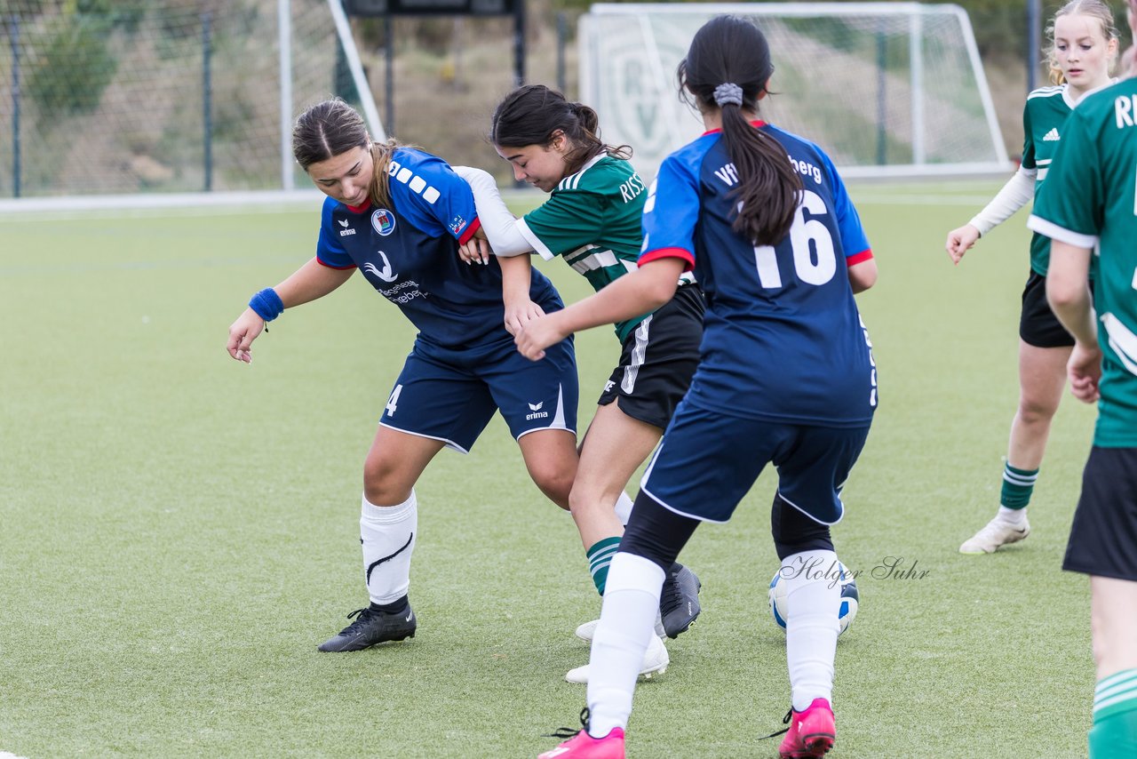 Bild 403 - wU19 Rissener SV - VfL Pinneberg : Ergebnis: 9:1